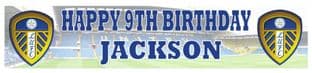 Personalised Leeds United FC Banner