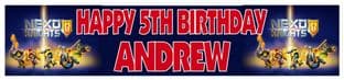 Personalised Lego Nexo Knights Banner