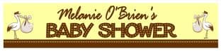 Personalised Lemon Baby Shower Banner Design 3