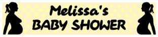 Personalised Lemon Baby Shower Banner Design 4