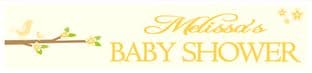 Personalised Lemon Baby Shower Banner Design 5