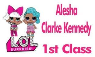 Personalised LOL Dolls School Book Stickers