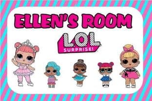 Personalised LOL Surprise Dolls Door Plaque