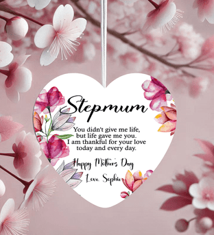 Personalised Mother's Day Stepmum/Other Ornament