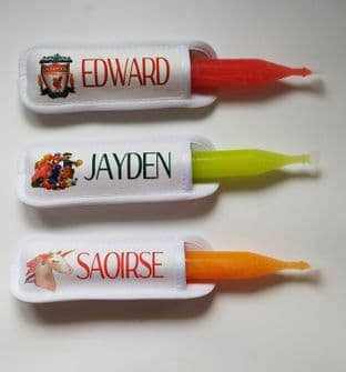 Personalised Mr Freeze / Kool Pop / Ice Pop Holder
