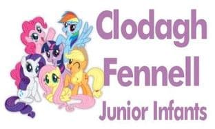 Personalised My Little Pony Book Stickers