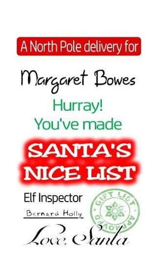 Personalised No Stripe Christmas Gift Tags