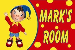 Personalised Noddy Door Plaque