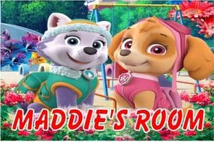 Personalised Paw Patrol Skye & Everest Door Plaque