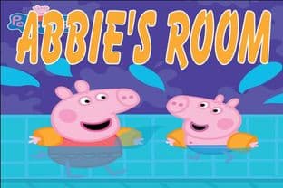 Personalised Peppa Pig Door Plaque Design 1