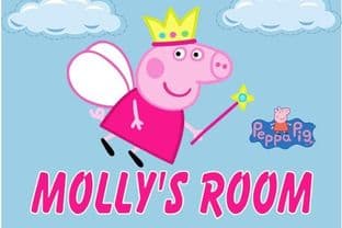 Personalised Peppa Pig Door Plaque Design 2