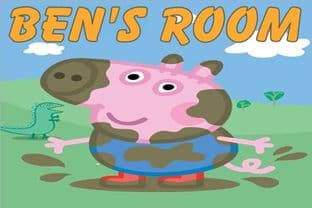 Personalised Peppa Pig Door Plaque Design 3