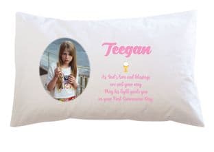 Personalised Photo Communion Pillowcase