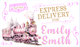 Personalised Pink Polar Express Themed Treat Box