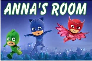 Personalised PJ Masks Door Plaque