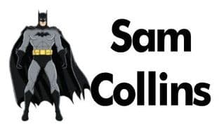 Personalised Rectangle Batman School Book Stickers