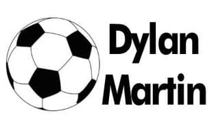 Personalised Rectangle Football School Book Stickers