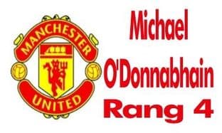 Personalised Rectangle Manchester Utd School Book Stickers