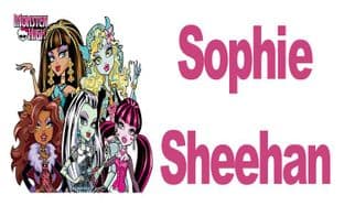 Personalised Rectangle Monster High School Book Stickers