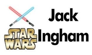 Personalised Rectangle Star Wars School Book Stickers