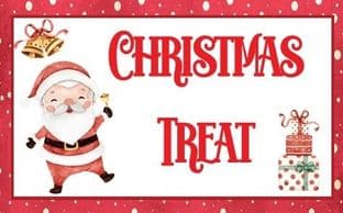 Personalised Santa & Gift Theme Christmas Bar Wrapper