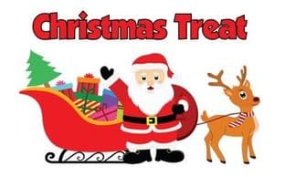 Personalised Santa & Rudolph Theme Christmas Bar Wrapper