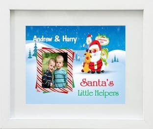 Personalised Santa's Little Helper Print Design 1