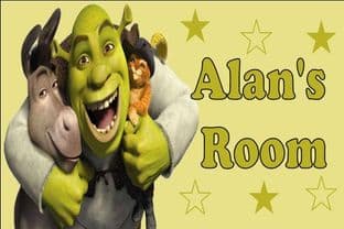 Personalised Shrek Door Plaque