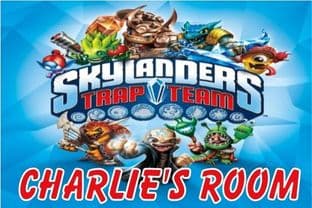 Personalised Skylander Trap Team Door Plaque