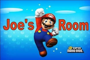 Personalised Super Mario Door Plaque Design 2