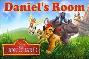 Personalised The Lion Guard Door Plaque
