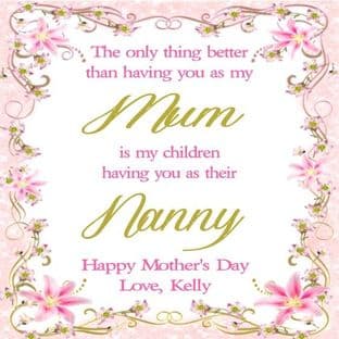 Personalised The Only Thing Acrylic Coaster