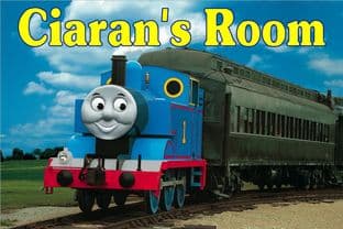 Personalised Thomas the Tank Engine Door Plaque