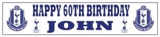 Personalised Tottenham Hotspur Banner