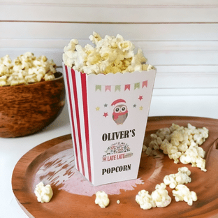 Personalised Toy Show Small Popcorn Box - Empty