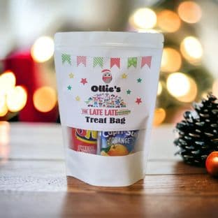 Personalised Toy Show Treat Pouch Bunting Design - Empty