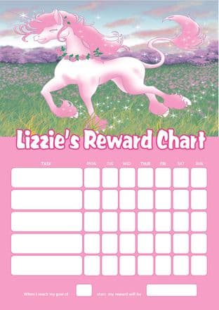 Personalised Unicorn Reward Chart (adding photo option available)