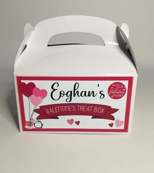 Personalised Valentine's Day Small Treat Box Design 2
