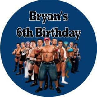 Personalised WWE Party Stickers