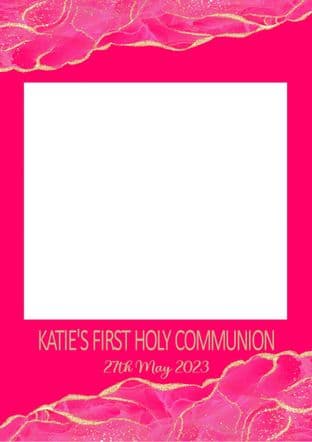 Pink & Gold Selfie Frame