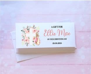 Pink Rabbit Christening Gift Wallet