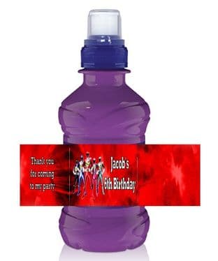 Power Rangers Bottle Label Wrapper.