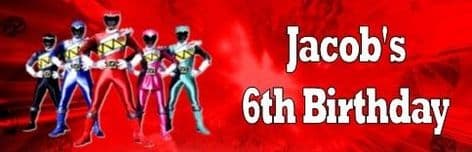 Power Rangers Chocolate Candy Bar Wrapper