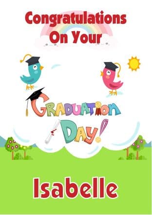 Preschool Graduation Card Design 2