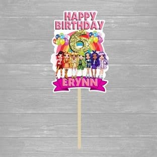 Rainbow High Cake Topper