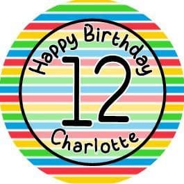 Rainbow Stripe Any Age