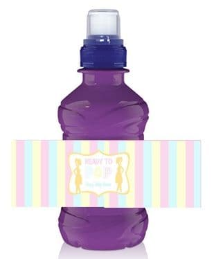 Ready to Pop Baby Shower Bottle Wrapper