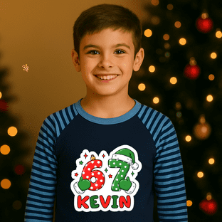 Red Green 67  Christmas Clothing Transfer