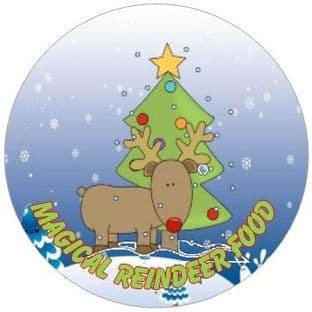 Reindeer Food Stickers