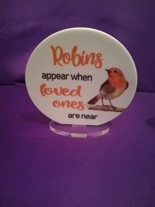 Robins Appear Plaque